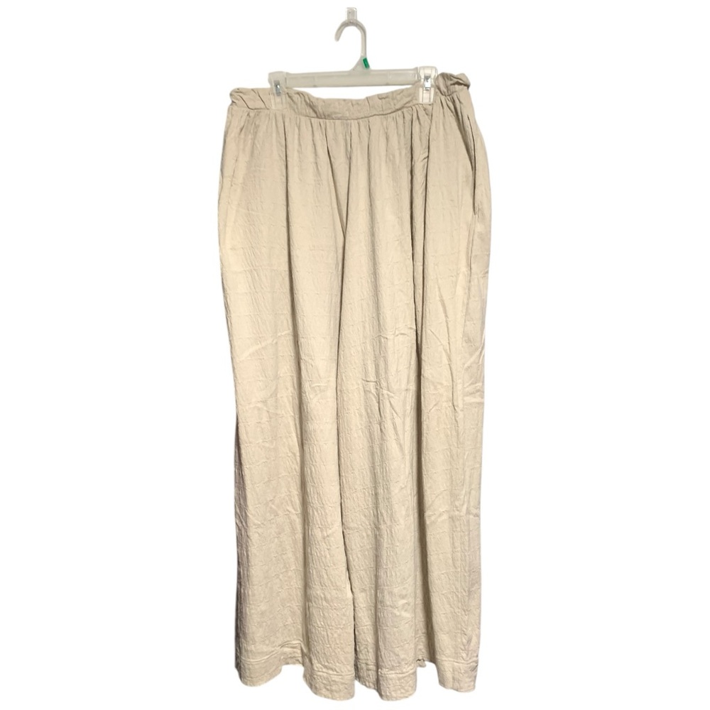 FP Beach Tan Wide Leg Pants Size XL
